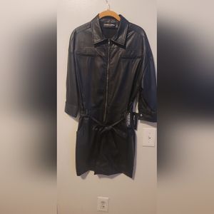 Faux Leather Dress (Gabrielle Union Collection)